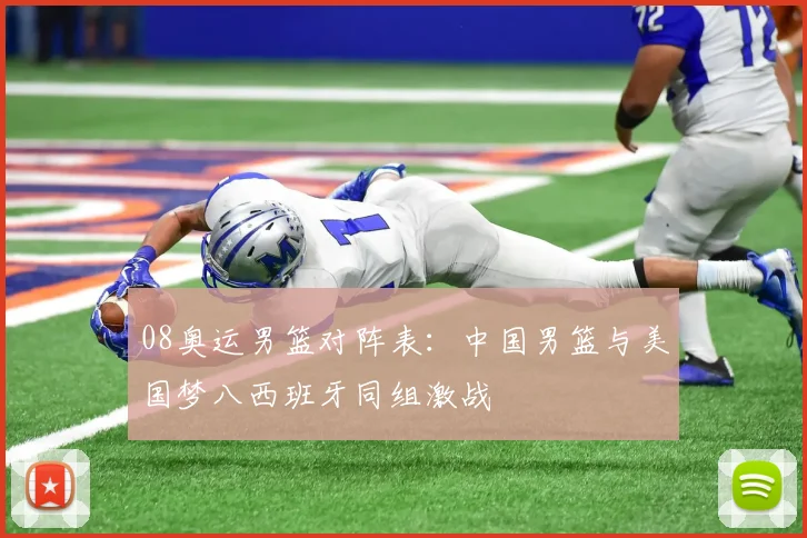 08奥运男篮对阵表：中国男篮与美国梦八西班牙同组激战