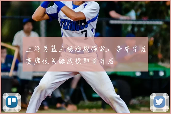 上海男篮主场迎战强敌，争夺季后赛席位关键战役即将开启