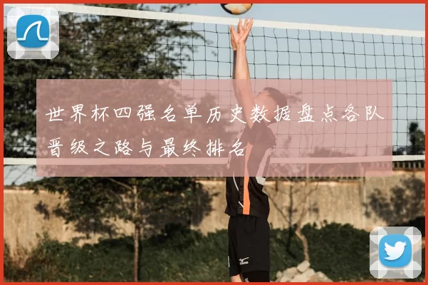 世界杯四强名单历史数据盘点各队晋级之路与最终排名